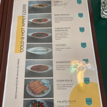 Cafe Sabah - Cold & Hot Apps! - Mediterranean Near Me - Renton, Washington Cafe Sabah - Cold & Hot Apps! - Mediterranean Near Me - Renton, Washington