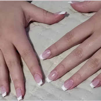 Cozy Nails - Gelx application with french tips - Nail Technicians Near Me