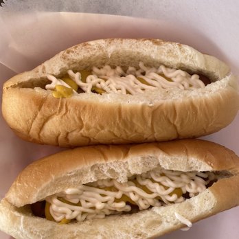 Sonora Grill - Sonora hot dog, comes with a lot more but we asked for mustard and Mayo only just like we order in our pueblo in Sonora - Mexican Near Me - Moreno Valley, California Sonora Grill - Sonora hot dog, comes with a lot more but we asked for mustard and Mayo only just like we order in our pueblo in Sonora - Mexican Near Me - Moreno Valley, California