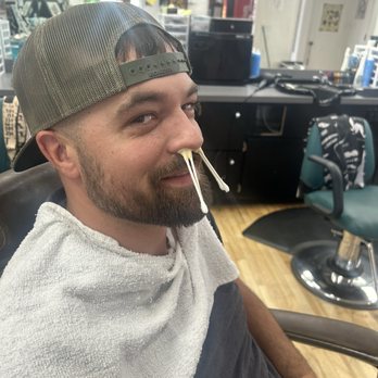 Lady Luck Barbers - Nose waxing . Get rid of those unruly nose hairs. - Barbers Near Me - Kalispell, Montana