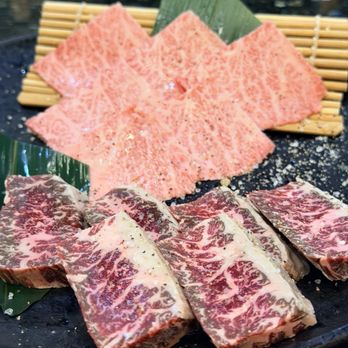 Japanese BBQ Yoshi - Bottom - skirt steak, top - Wagyu toro - Barbeque Near Me - Honolulu, Hawaii Japanese BBQ Yoshi - Bottom - skirt steak, top - Wagyu toro - Barbeque Near Me - Honolulu, Hawaii