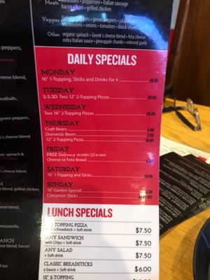 Menu photo 3 Greek's Pizzeria Columbus Columbus, IN Menu photo 3 Greek's Pizzeria Columbus Columbus, IN