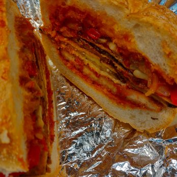 Uno Mustachio - Godfather's chicken and eggplant sandwich - Italian Near Me - Toronto, Ontario
