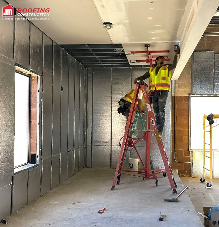 Slide of JM Roofing Construction