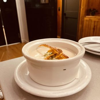 Jack Sprat - Cauliflower coconut soup.  Epic. - New American Near Me - Girdwood, Alaska