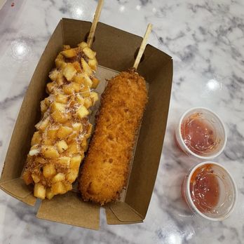Mochinut - University Village - Potato half cheese half beef - Bubble Tea Near Me - Seattle, Washington