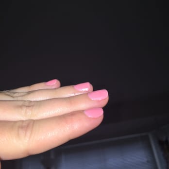 Ivy Nail Spa - Unevenly filed nails with paint not reaching the edges . So disappointed. - Nail Salons Near Me - Rancho Cucamonga, California
