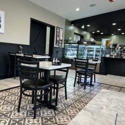 House of Shaw Café & Bakery  - BLAT on a jalapeño bagel and a hot latte