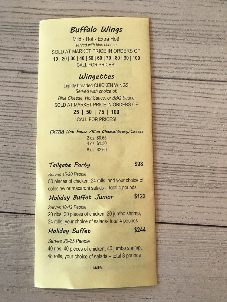 CHICKEN HOLIDAY Updated September 2024 441 Atlantic City Blvd