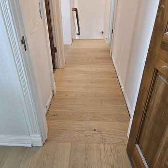 Super Hardwood Floor - Newly finished hardwood floors. Trim not yet installed. - Flooring Near Me - Seattle, Washington Super Hardwood Floor - Newly finished hardwood floors. Trim not yet installed. - Flooring Near Me - Seattle, Washington