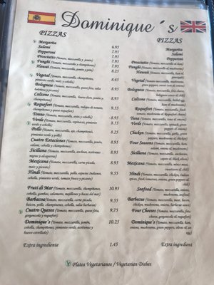 Menu photo 5 Dominique's Fuengirola, MA