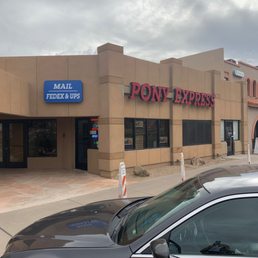 Exterior outside entrance of Pony Express - Fountain Hills, Arizona Exterior outside entrance of Pony Express - Fountain Hills, Arizona