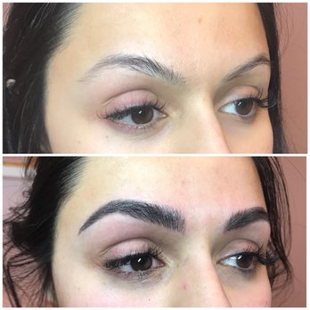 Dolly Lash Lounge - Beautiful full brows from Microblading and shading - Eyelash Service Near Me - Pointe-Claire, Quebec