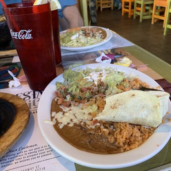 Fiesta Mexico - Rice and beans with the bowl  You will not be hungry - Mexican Near Me - Campbellsville, Kentucky