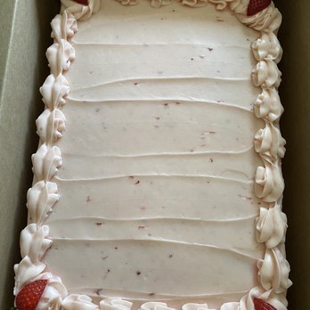 The Chocolate - Strawberries n Cream quarter sheet - as tasty as it is pretty! - Desserts Near Me - West Jordan, Utah