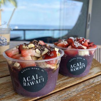 Acai Hawaii - Islander and drifter with added almond butter - Acai Bowls Near Me - Kailua-Kona, Hawaii