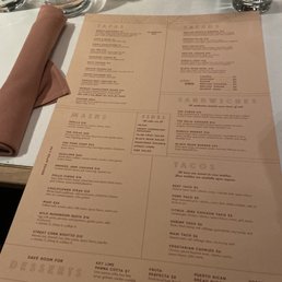 Menu Menu