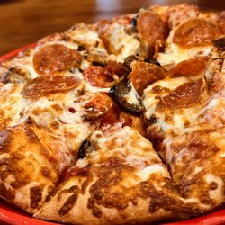 Pizza Port Bressi Ranch - Pepperoni, olive and mushroom