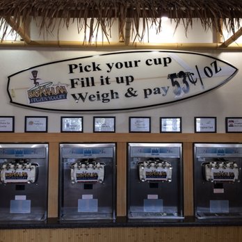 Big Kahuna Yogurt - a surfboard on the wall - Ice Cream & Frozen Yogurt Near Me - Tulare, California Big Kahuna Yogurt - a surfboard on the wall - Ice Cream & Frozen Yogurt Near Me - Tulare, California
