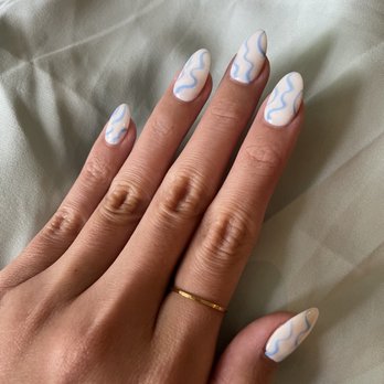 Allure Nail Spa - SNS with gel nail art - Nail Salons Near Me - Atlanta, Georgia