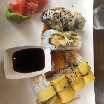 Haiku - Tempura lobster mango roll and shrimp tempura roll - Sushi Bars Near Me - Des Moines, Iowa Haiku - Tempura lobster mango roll and shrimp tempura roll - Sushi Bars Near Me - Des Moines, Iowa