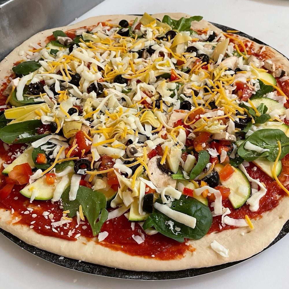 Blue Mountain Donut Company - Veggie delight pizza - Donuts Near Me - Joseph, Oregon