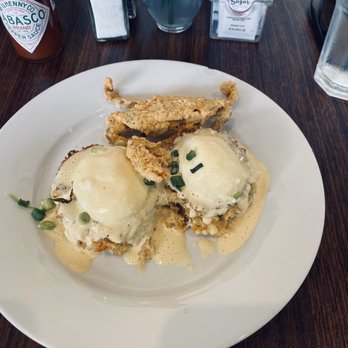 Stanley - Soft shell and crab cake Benedict - Breakfast & Brunch Near Me - New Orleans, Louisiana Stanley - Soft shell and crab cake Benedict - Breakfast & Brunch Near Me - New Orleans, Louisiana