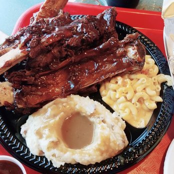 Tennessee's Real BBQ  Real Fast - BBQ Beef Ribs Plate - Barbeque Near Me - Peabody, Massachusetts