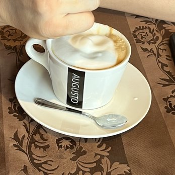 Balkan House - a cup of cappuccino on a saucer - Modern European Near Me - Burnaby, British Columbia Balkan House - a cup of cappuccino on a saucer - Modern European Near Me - Burnaby, British Columbia