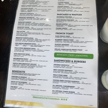 Breakfast Kitchen Bar - Menu - Breakfast & Brunch Near Me - Phoenix, Arizona