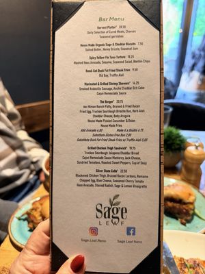 Menu photo 1 Sage Leaf Reno, NV Menu photo 1 Sage Leaf Reno, NV