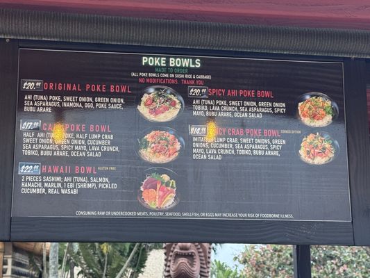 Menu photo 1 Hapas Sushi & Poke Laie, HI Menu photo 1 Hapas Sushi & Poke Laie, HI