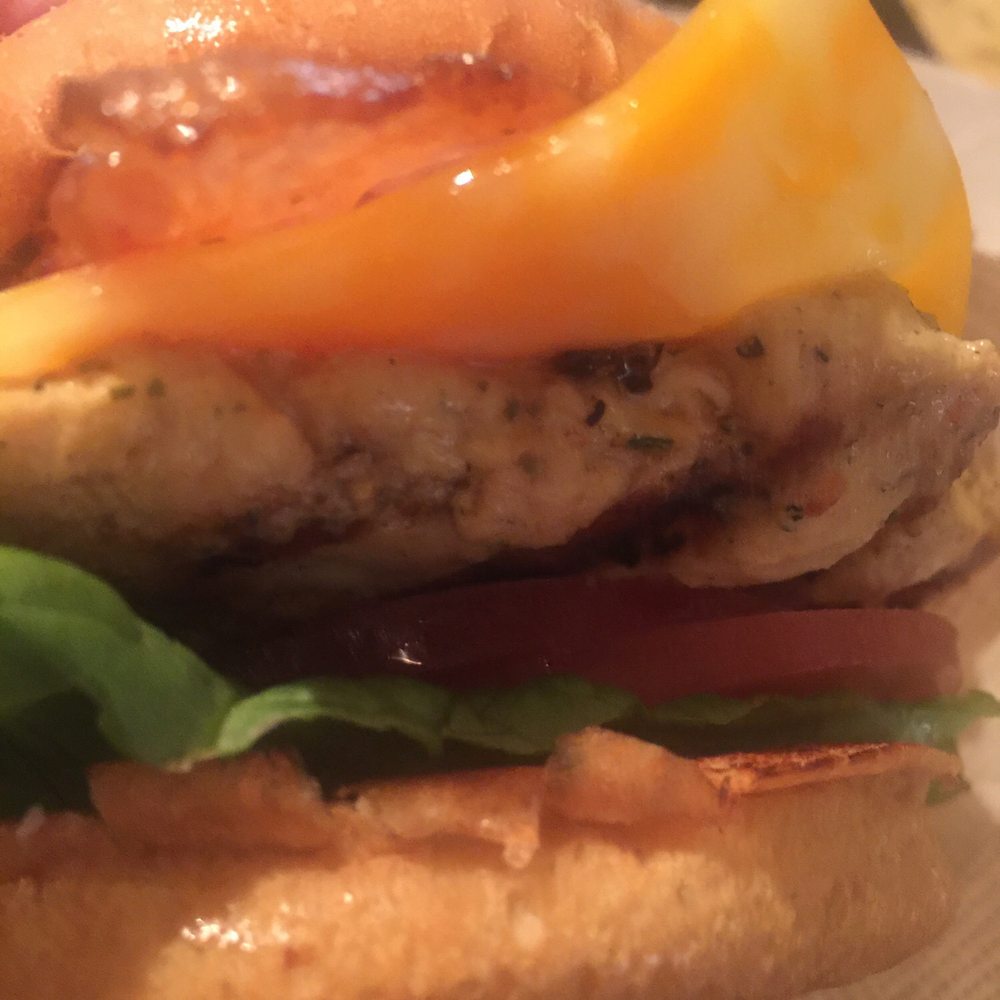 Grilled chicken club- delicious! Grilled chicken club- delicious!