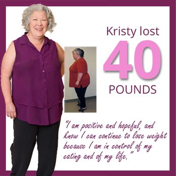 Nutritional Weight & Wellness - Kristy lost 40 pounds and quit binge eating with our Nutrition 4 Weight Loss Program. - Nutritionists Near Me - Maple Grove, Minnesota Nutritional Weight & Wellness - Kristy lost 40 pounds and quit binge eating with our Nutrition 4 Weight Loss Program. - Nutritionists Near Me - Maple Grove, Minnesota
