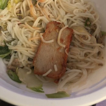 Spice & Dice - Peanut, ramen, broth, slices of roast pork (Bangkok soup, I believe) Didn't like it. - Thai Near Me - Towson, Maryland Spice & Dice - Peanut, ramen, broth, slices of roast pork (Bangkok soup, I believe) Didn't like it. - Thai Near Me - Towson, Maryland