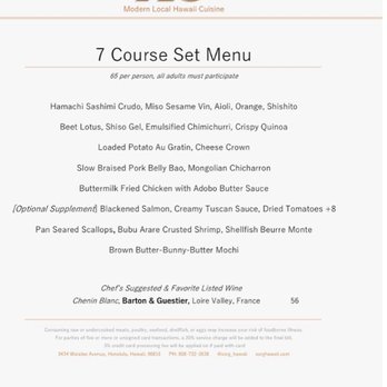 XO Restaurant - Menu - Asian Fusion Near Me - Honolulu, Hawaii XO Restaurant - Menu - Asian Fusion Near Me - Honolulu, Hawaii