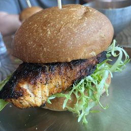 Blackened Salmon Sandwich