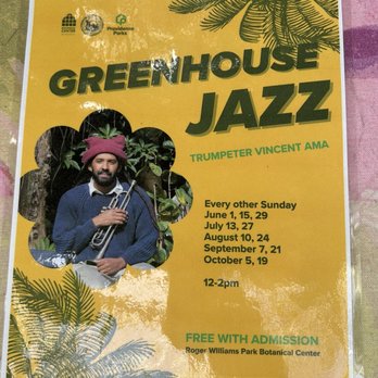 Roger Williams Park Botanical Center - Nature and Jazz soothing what else can you ask for - Botanical Gardens Near Me - Providence, Rhode Island