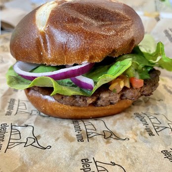 Elephant + Vine - Baja Burger - Vegan Near Me - Chicago, Illinois
