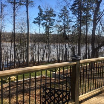Old Homeplace Vineyard - Lake view from the back porch - Wine Tasting Room Near Me - Winston-Salem, North Carolina