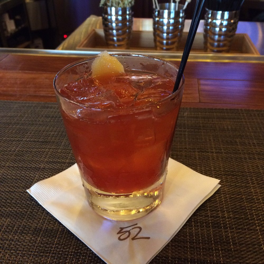 Seasons 52 - Grapefruit negroni $8. - New American Near Me - Houston, Texas Seasons 52 - Grapefruit negroni $8. - New American Near Me - Houston, Texas