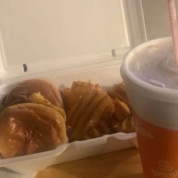 Smalls Sliders - 2 burger combo with fries and drink - Burgers Near Me - Bridgeton, Missouri Smalls Sliders - 2 burger combo with fries and drink - Burgers Near Me - Bridgeton, Missouri