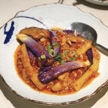 Cheli - Eggplant in Garlic Sauce - Shanghainese Near Me - New York, New York Cheli - Eggplant in Garlic Sauce - Shanghainese Near Me - New York, New York
