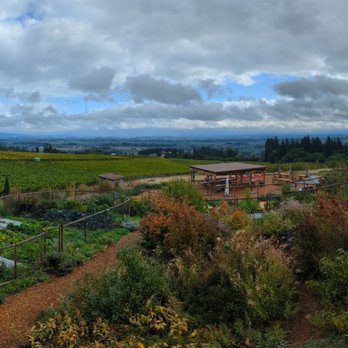 Brooks Wine - cool views from an elevated buliding - Wineries Near Me - Amity, Oregon