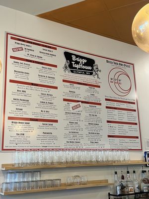 Menu photo 3 Briggs Taphouse Olympia, WA