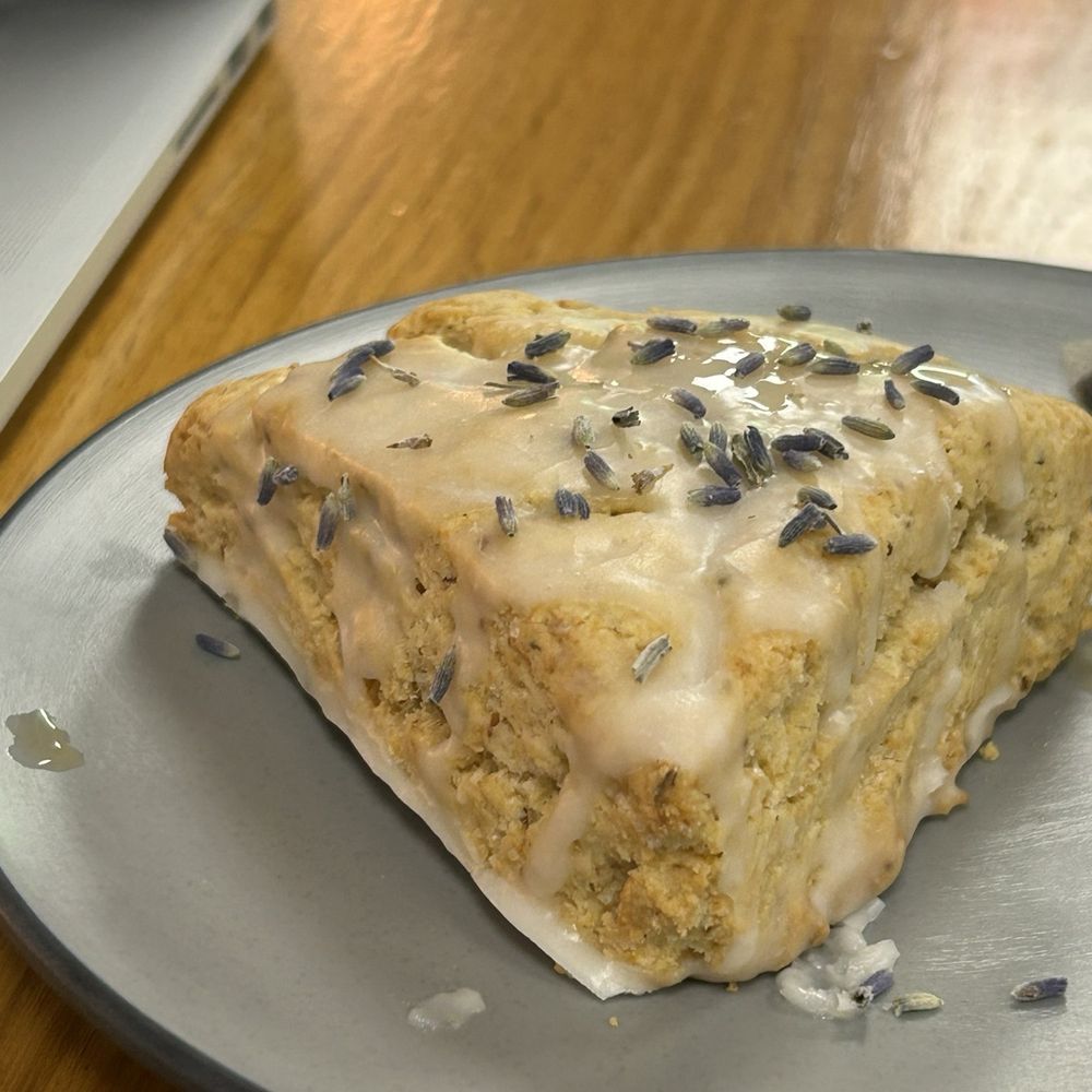 Brickhouse Coffee - Lavender Lemon Scone - Coffee & Tea Near Me - lawrence, Indiana