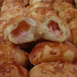 Doceira Rosa Amarela - Enroladinho de presunto e queijo