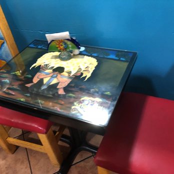 La Fortaleza - How one of the tables would appear, this one can accommodate 2 people with ease. (5/13/2018) - Mexican Near Me - Passaic, New Jersey