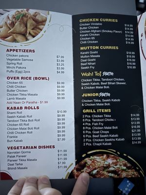 Menu photo 8 Wah Taj Mount Prospect, IL Menu photo 8 Wah Taj Mount Prospect, IL