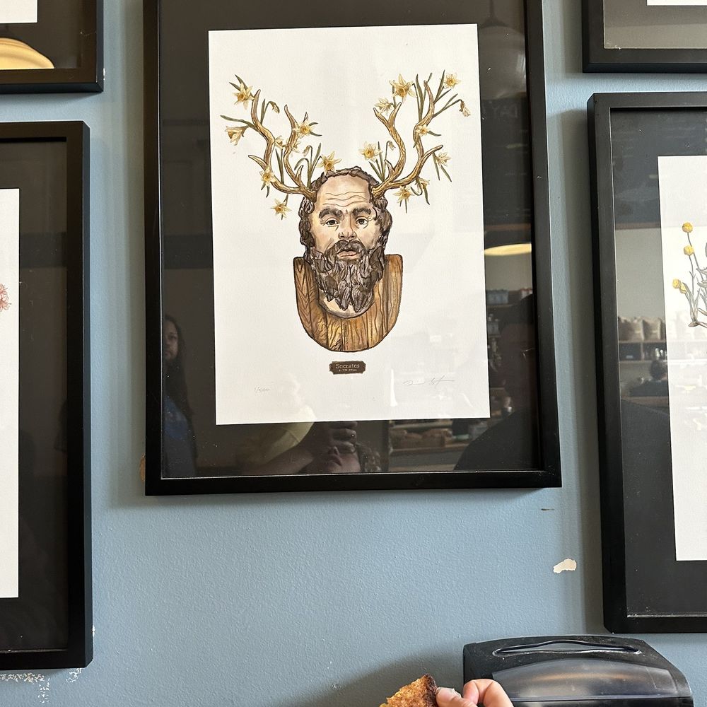 Devil’s Teeth Baking Company - Portrait of Socrates that watched me eat - Bakeries Near Me - San Francisco, California Devil’s Teeth Baking Company - Portrait of Socrates that watched me eat - Bakeries Near Me - San Francisco, California